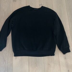H&M Men's Classic Black Crewneck Sweater